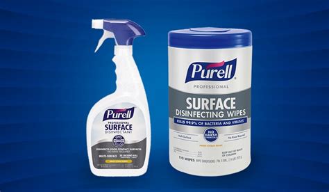 Image Of Female Using Purell Spray