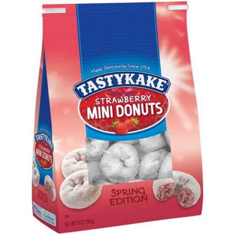 Tastykake Strawberry Mini Donuts 10 Oz Kroger