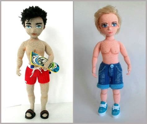 Pdf Man Body Crochet Pattern Crochet Baase Boy Amigurumi Crochet Men