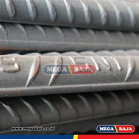 Besi Beton Bps Ulir Mm X M Tekuk Ts Mega Baja Pusat