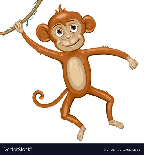 Hanging Monkey Cartoon