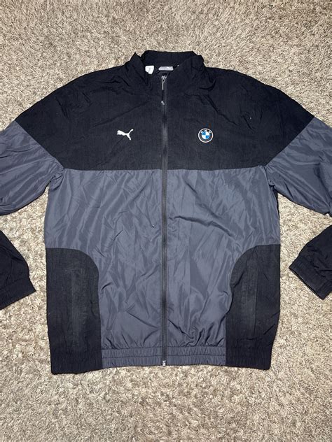 Puma BMW Motorsport Racing Jacket Full Zip Black Men Gem