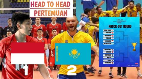 INDONESIA VS KAZAKHSTAN HEAD TO HEAD REKOR PERTEMUAN AVC CHALLENGE