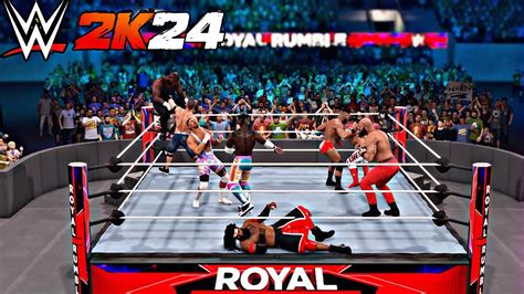 Wwe 2k24 Royal Rumble Match Ps5 4k60 Youtube