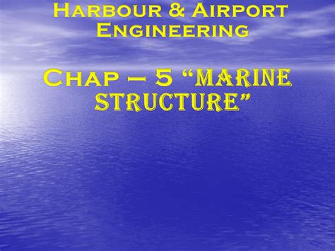 Solution Chapter Marine Structure Studypool