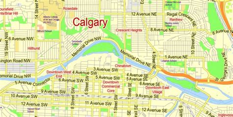 Calgary Canada Zip Code Map