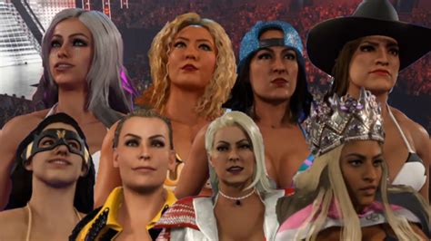 WWE 2K23 Bik Entrances 04 Liv Maryse Natalya Nikkita Nikki