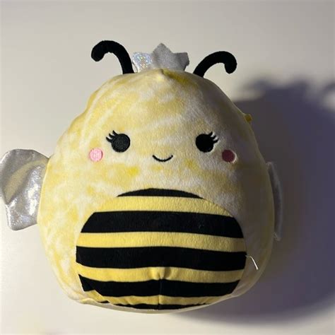 Squishmallows Other Squishmallows 8 Inch Sunny The Queen Bee With Silver Wings And Crown