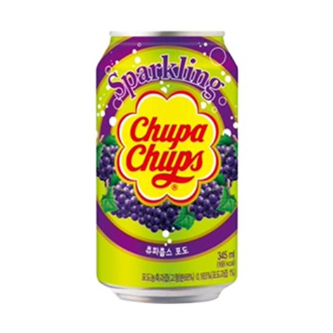 Chupa Chups Sparkling Soft Drink 345ml - Grape | USA Candy Factory