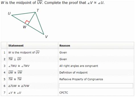 IXL - Proofs involving corresponding parts of congruent triangles ...