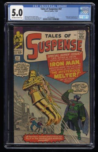 Tales Of Suspense Cgc Fn Off White To White Early Iron Man