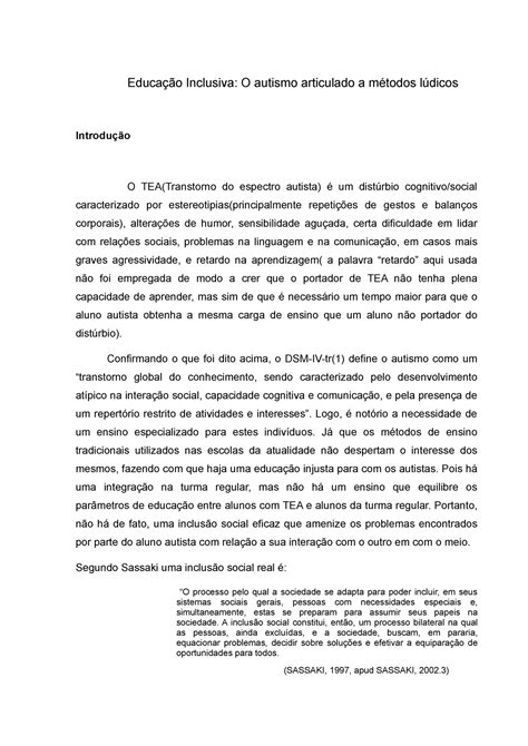 O Autismo Em Sala De Aula Como Trabalhar Com Crianças A Educação