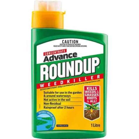 Roundup Advanced Liquid Concentrate Weedkiller Weed Killer 1l 360g L Glyphosate Ebay