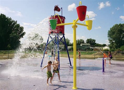 Burlingtons New Splashpad Open For Families News Sports Jobs