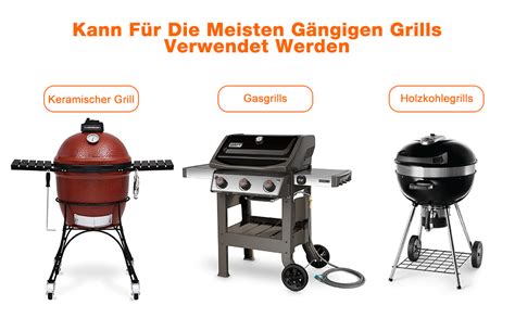 onlyfire 3er Set Grillkorb für Drehspieße Edelstahl Drehspieß Korb