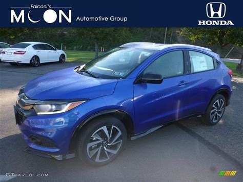 2019 Aegean Blue Metallic Honda Hr V Sport Awd 130069868 Photo 11