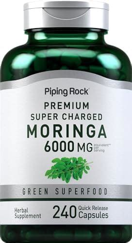 Amazon Piping Rock Moringa Oleifera Capsules Mg Count