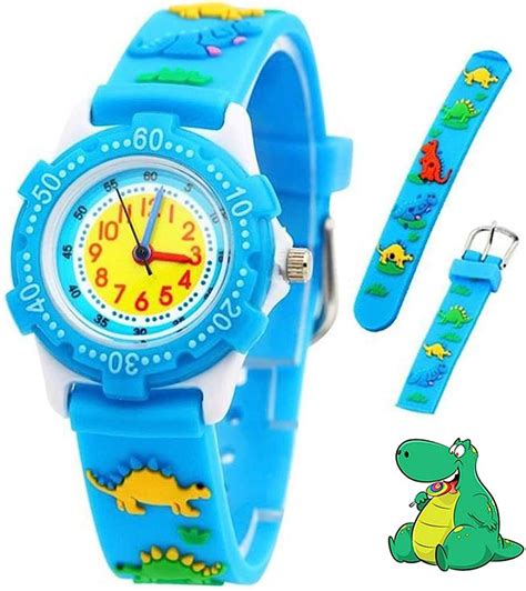 RSVOM Kinder Analog Armbanduhr Tägliche Wasserdicht Mädchen Jungen