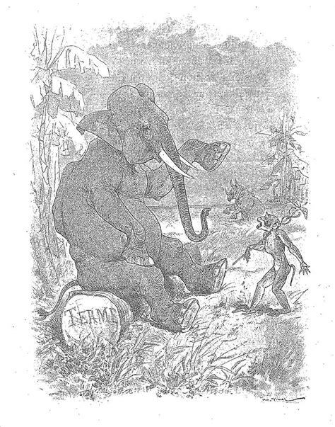 Vimar Fables De La Fontaine L L Phant Et Le Singe De