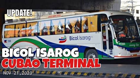 Bicol Isarog Bus Terminal Cubao Bus Terminal Update Romel Catalan