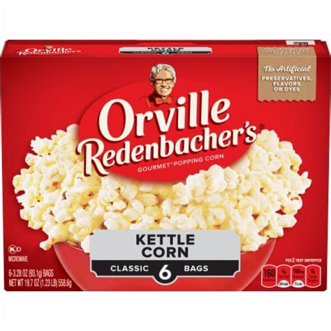 Orville Redenbacher's Kettle Corn Microwave Popcorn, 19.704 OZ - Fred Meyer