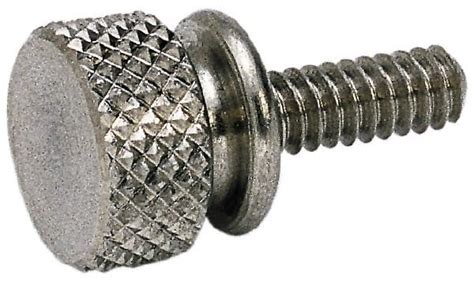 Electro Hardware 1 F Brass Thumb Screw 4 40 Knurled Head MSC