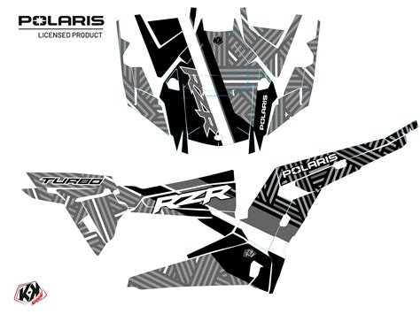 Kit Déco SSV Epik Polaris RZR XP Turbo Noir Kutvek Kit Graphik