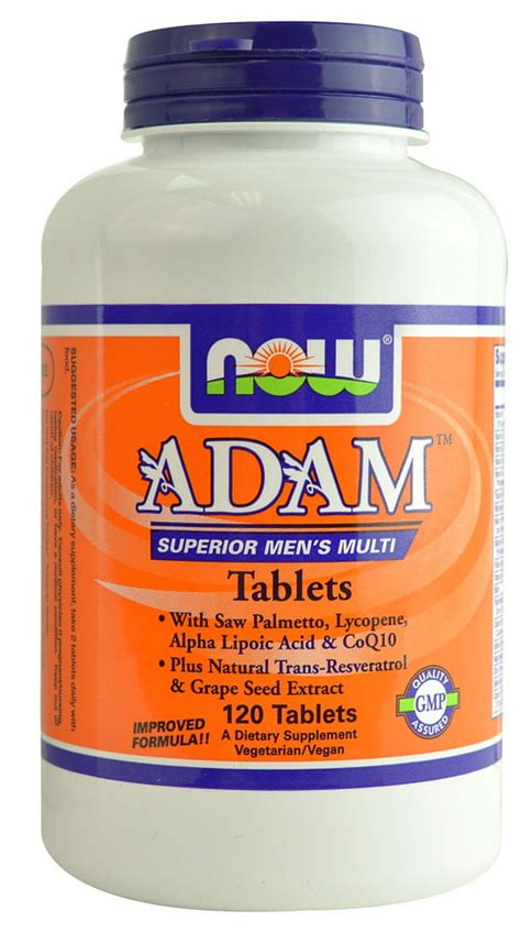 NOW Adam Superior Men's Multi -- 120 Tablets - Walmart.com