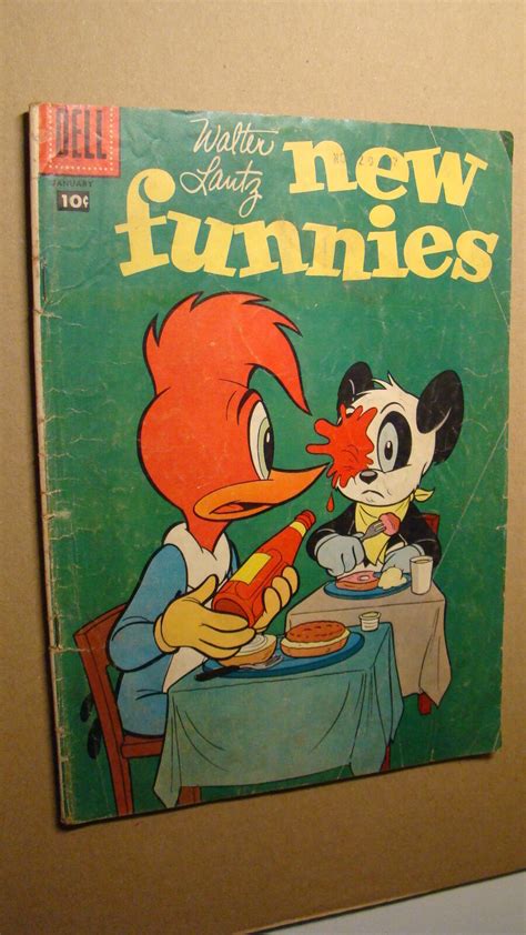 New Funnies Woody Woodpecker Dell Comics Walter Lantz Comic