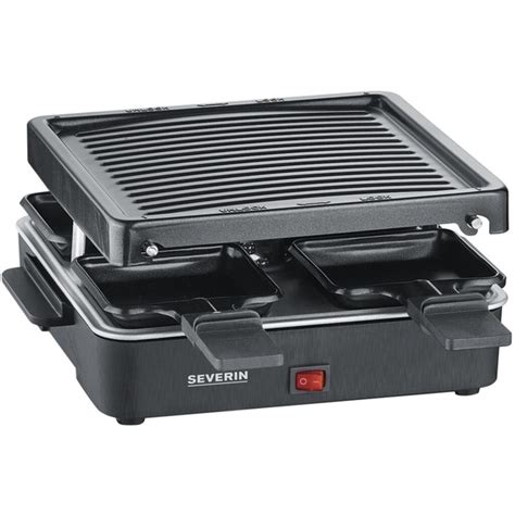 Severin Mini Raclette Grill RG 2370 Schwarz