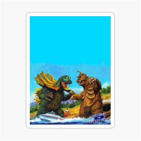 Horny Monster Fight Sticker By Honeyblack Redbubble