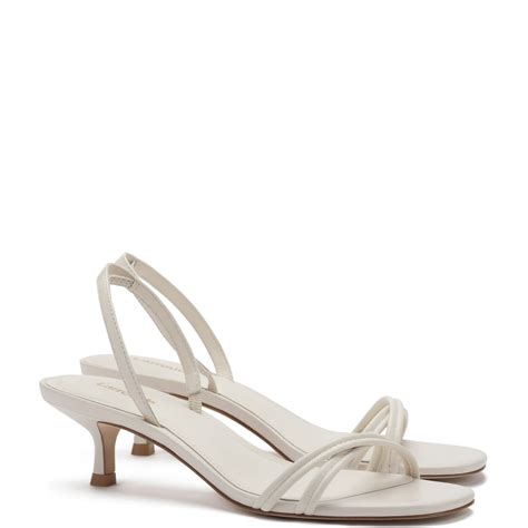 Mini Annie Sandal In Ivory Leather Kleidung