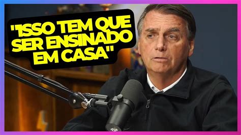 PRESIDENTE JAIR MESSIAS BOLSONARO FALA DA IDEOLOGIA DE GÊNERO NAS