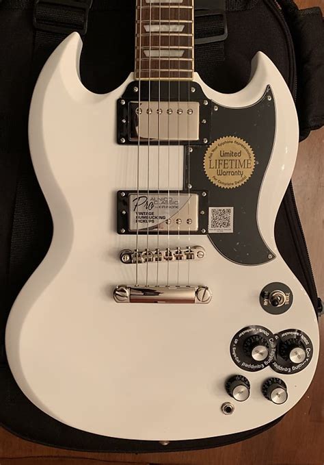 Epiphone G 400 Pro 2019 Alpine White Reverb