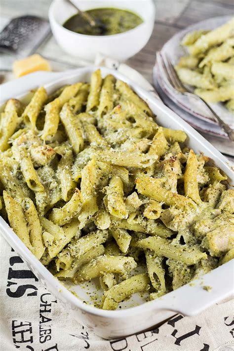 Basil Pesto Chicken Pasta Bake Ready In 45 Mins And So Worth It