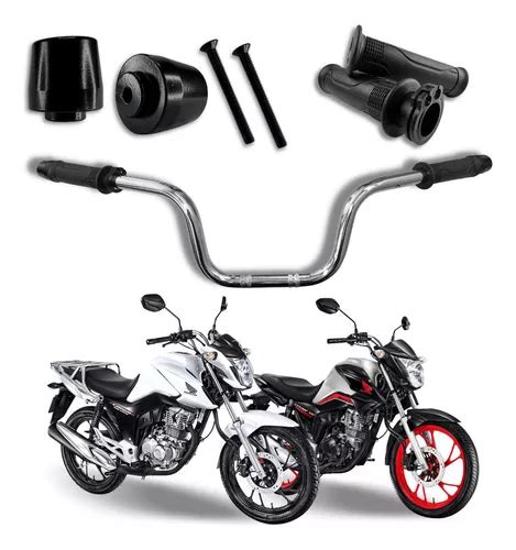 Kit Guidao Manopla Peso Preto Pcx Cargo Cg Fan Titan Frete Gr Tis