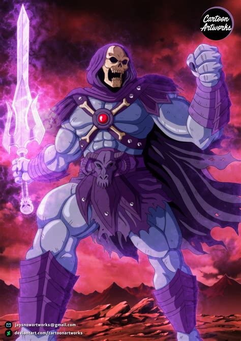 Artstation Skeletor Masters Of The Universe Commission