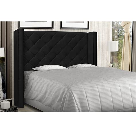 Cabeceira Vicenza Para Cama Box Casal Cm Corino Preto D Rossi