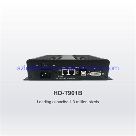 Hd T901b Synchronous Sending Box Huidu Hd With Two Ports Led Video