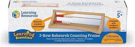 Learning Resources 2 Row Rekenrek Counting Frame Pris