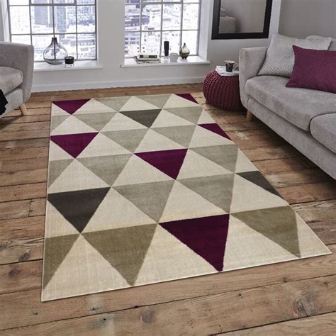 Brayden Studio Lacluta Geometric Machine Woven Hand Hooked Area Rug