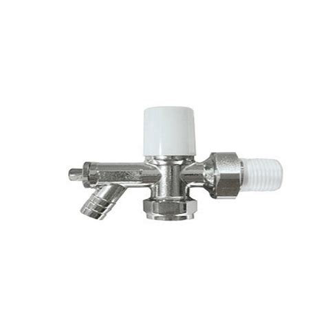 Crestalux Angle Radiator Valve With Draw Off 15mm Onestop Warehouse Uk