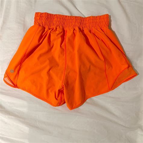 Highlight Orange Lululemon Hotty Hot Size High Depop