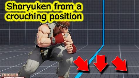 How To Do A Dragon Punch Shoryuken From A Crouching Position Street