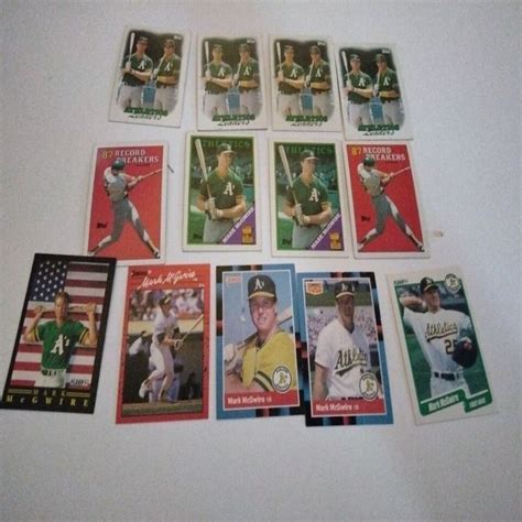 Check Out This Lot Of 13 Mark McGwire Baseball Cards From 1988 1991 A