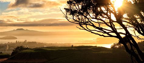 Sunrise from Mt Eden - NZ Landscape Prints for Sale