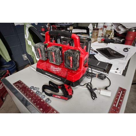 Milwaukee M18 PACKOUT Six Bay Rapid Charger GME Supply