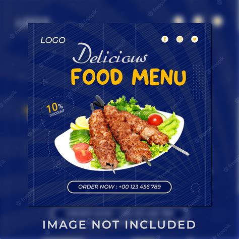 Premium Vector Healthy Food Menu And Restaurant Social Media Banner