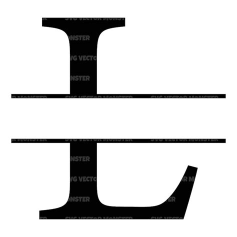 letter  monogram stencil etsy