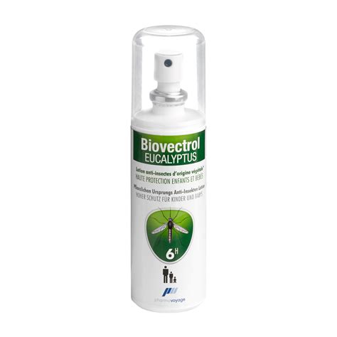 Spray anti insectes naturel BIOVECTROL Eucalyptus citronné 75 ml